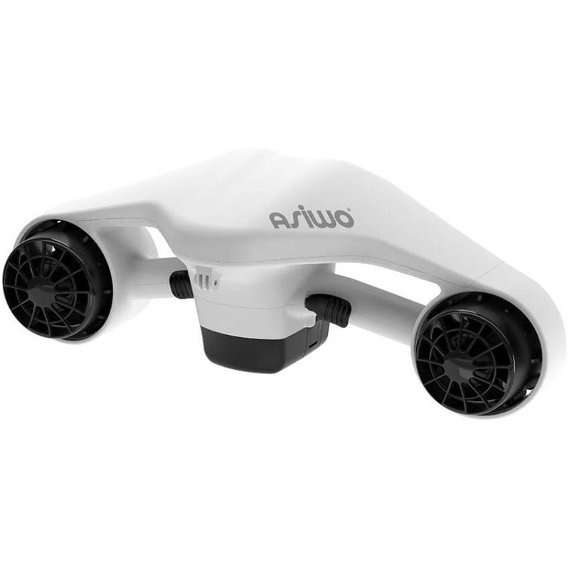 Asiwo Underwater Scooter with Action Camera Mount - Waterproof Dual Motor Sea Scooter for Diving, Swimming, Snorkeling