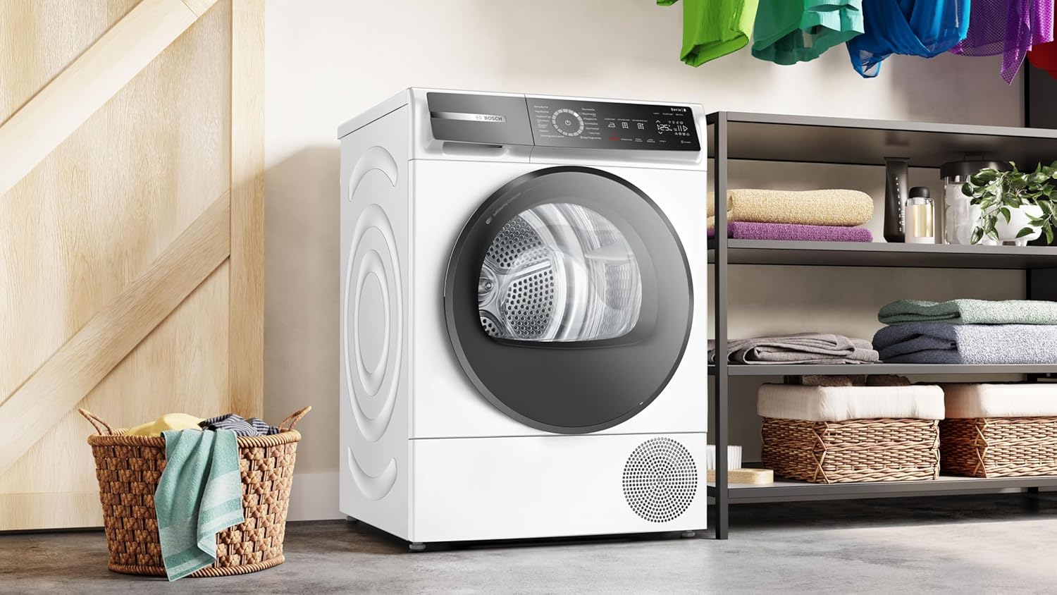 BOSCH Series 8 WQB245B40 Heat Pump Tumble Dryer, 9 kg