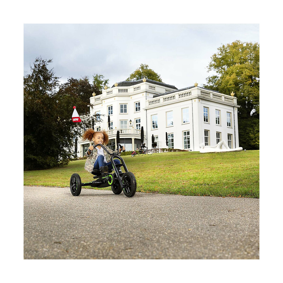 BERG Go-Kart Buddy Choppy Neo Schwarz Grün