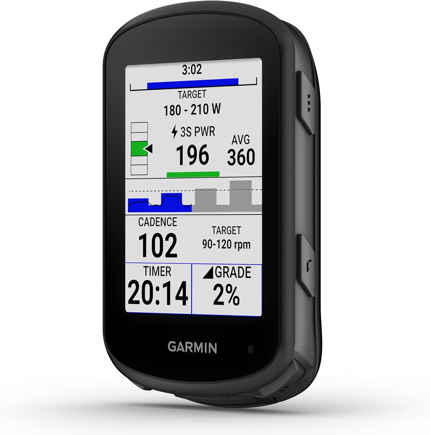 Garmin Edge 540 - EU Central + West, GPS-Fahrradcomputer mit Tastenbedienung, 2,6 Zoll Farbdisplay, Europakarten, umfassenden Leistungsdaten, bis zu 26 Std Akkulaufzeit