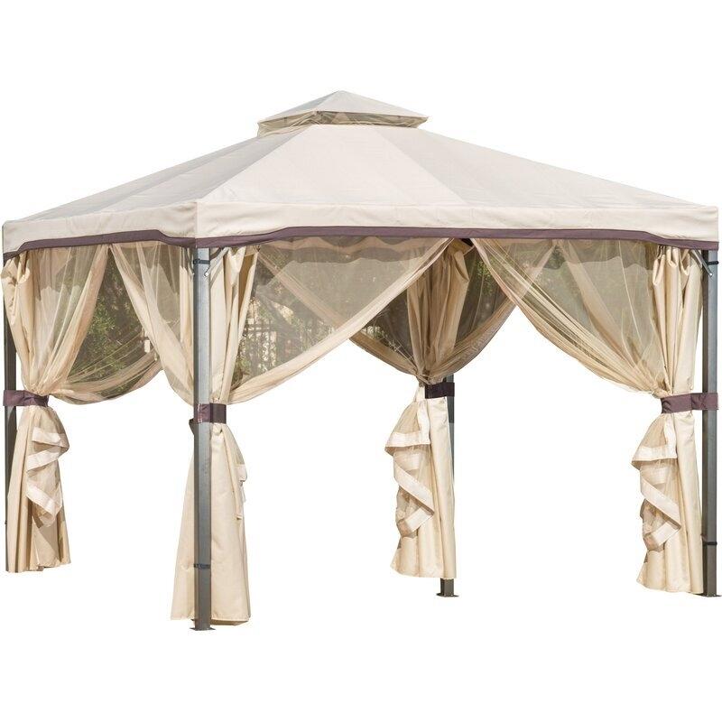 Franz 9.83 Ft. W X 9.83 Ft. D Metal Patio Gazebo