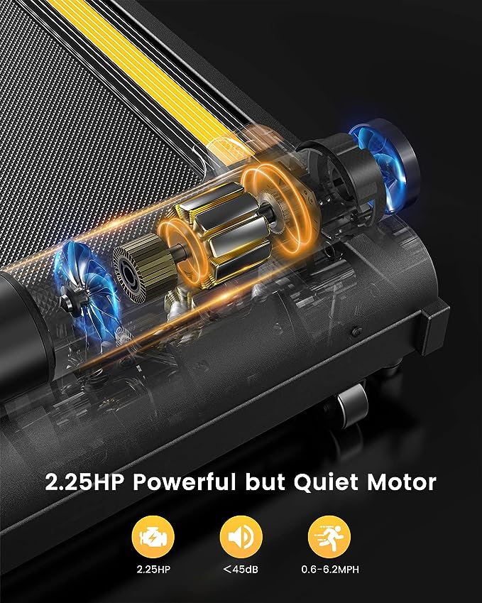 UREVO Folding Treadmill 2.25HP Treadmills for Home