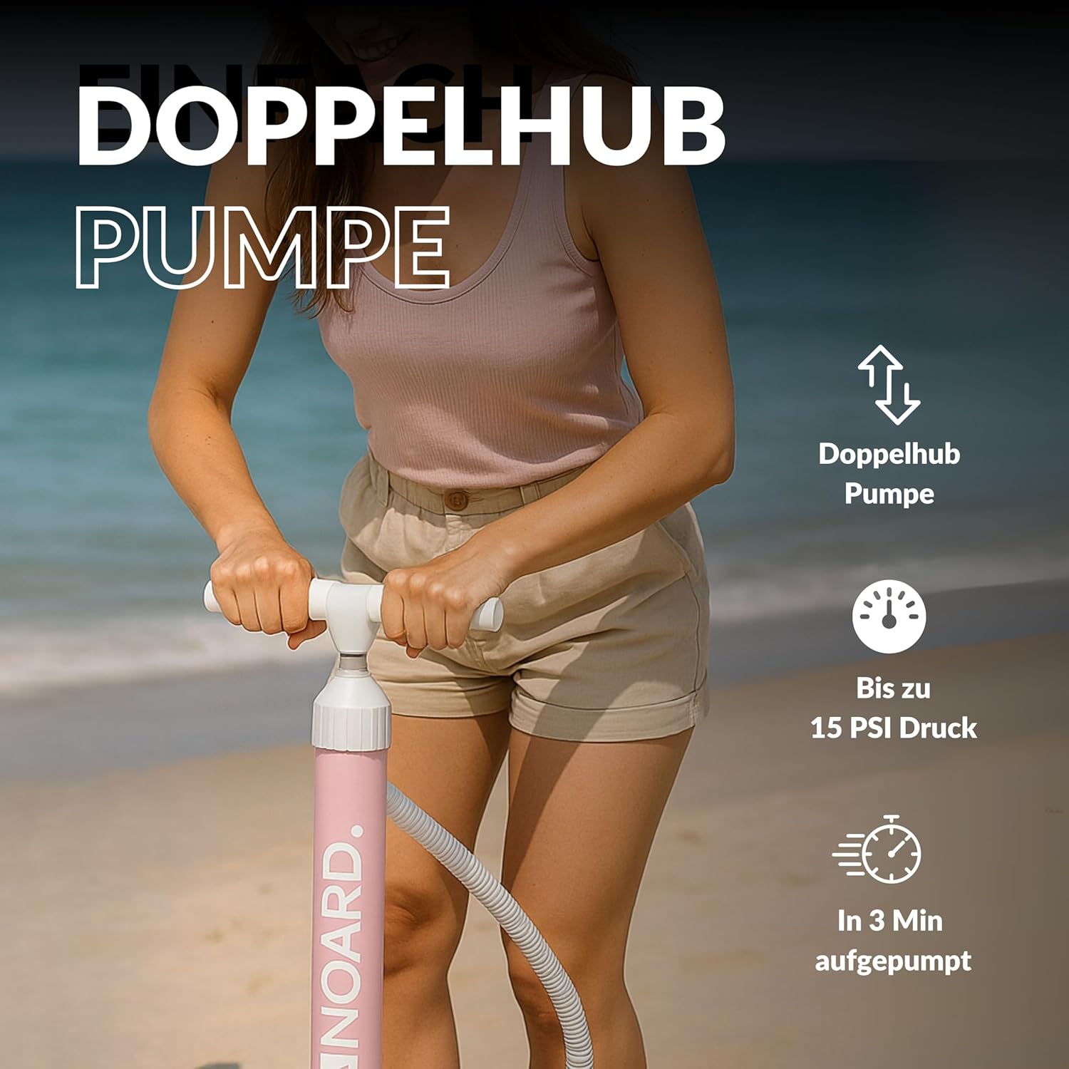 NOARD Stand Up Paddle Surfboard, 326 x 76 x 15 cm, SUP Paddle Board, Various Designs, Suitable for Beginners and Professionals, Accessories Included