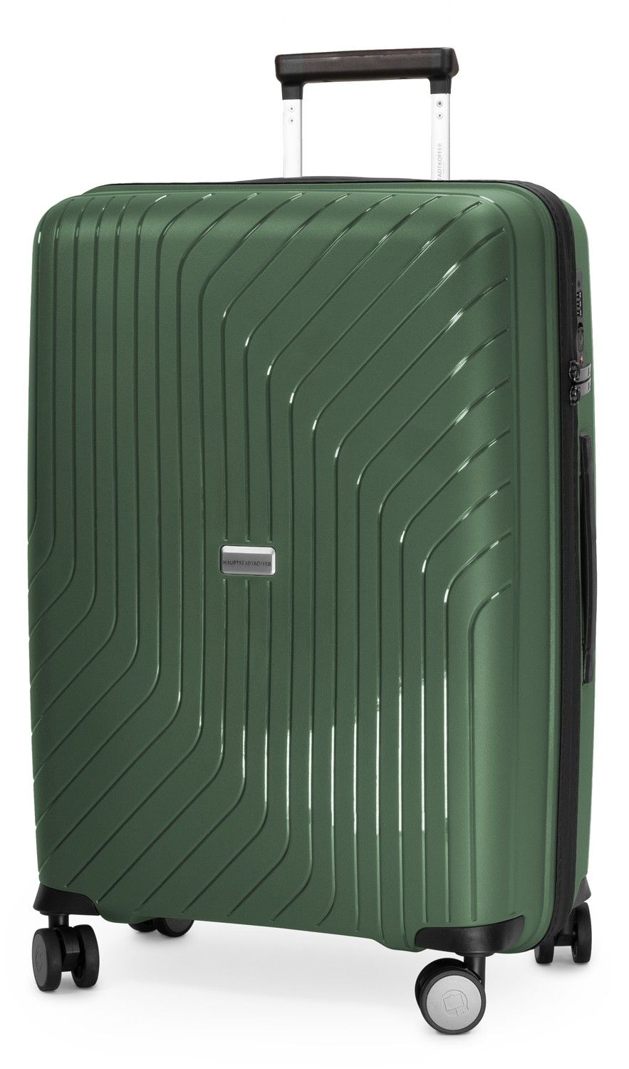 TXL - Medium-sized suitcase, hard shell, dark blue matt, TSA, 66 cm, 73 litres