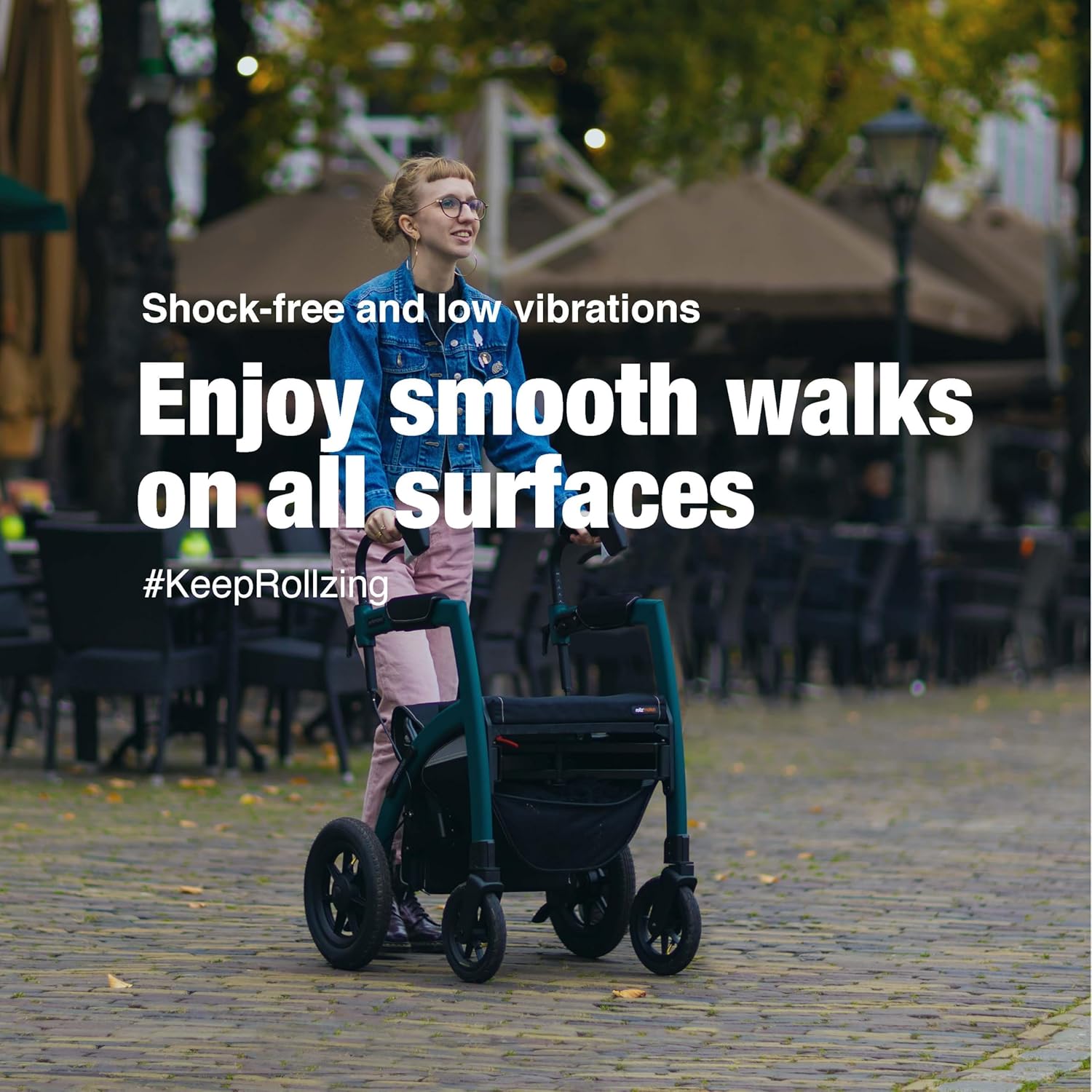 Rollz Motion Performance, All Terrain rollator and Wheelchair in one