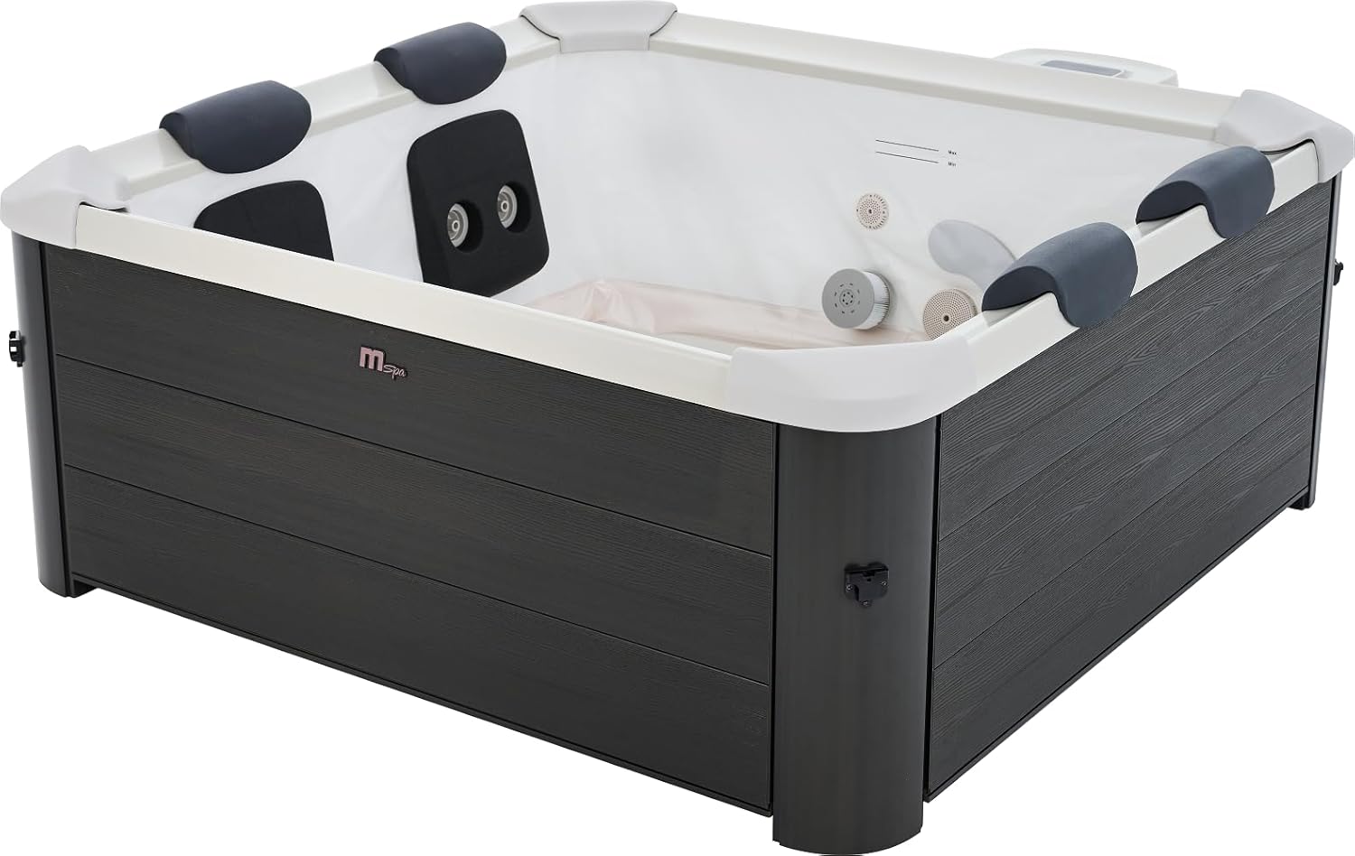 Oslo Mspa 6-Seater Rigid Spa Connected + Hydromassage Jets + LED