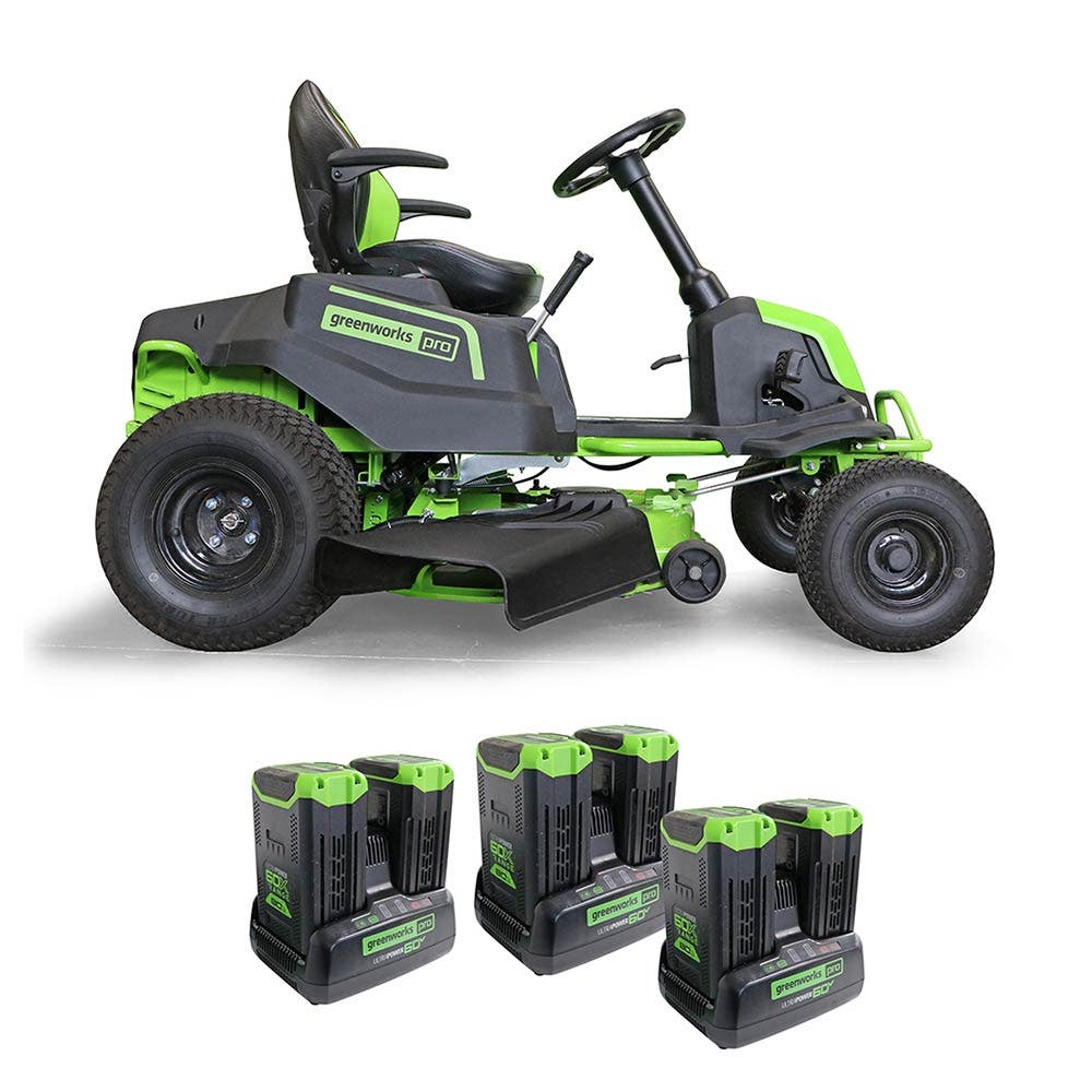 GREENWORKS 6 x 8.0Ah 42" Ride on Mower 7400707AU