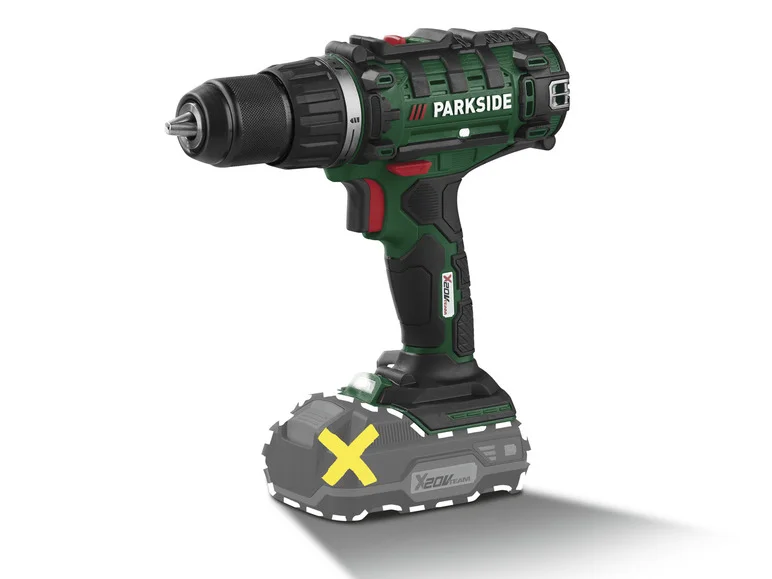 PARKSIDE Perceuse-visseuse sans fil 20 V PABS 20-Li G8, 20 V