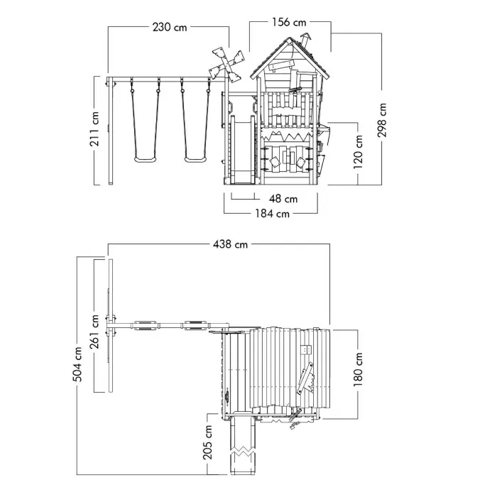 Climbing frame Wickey Smart Dorado