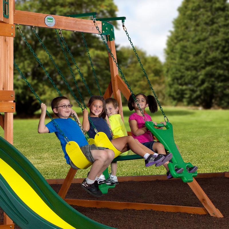 Springboro Wooden Swing Set