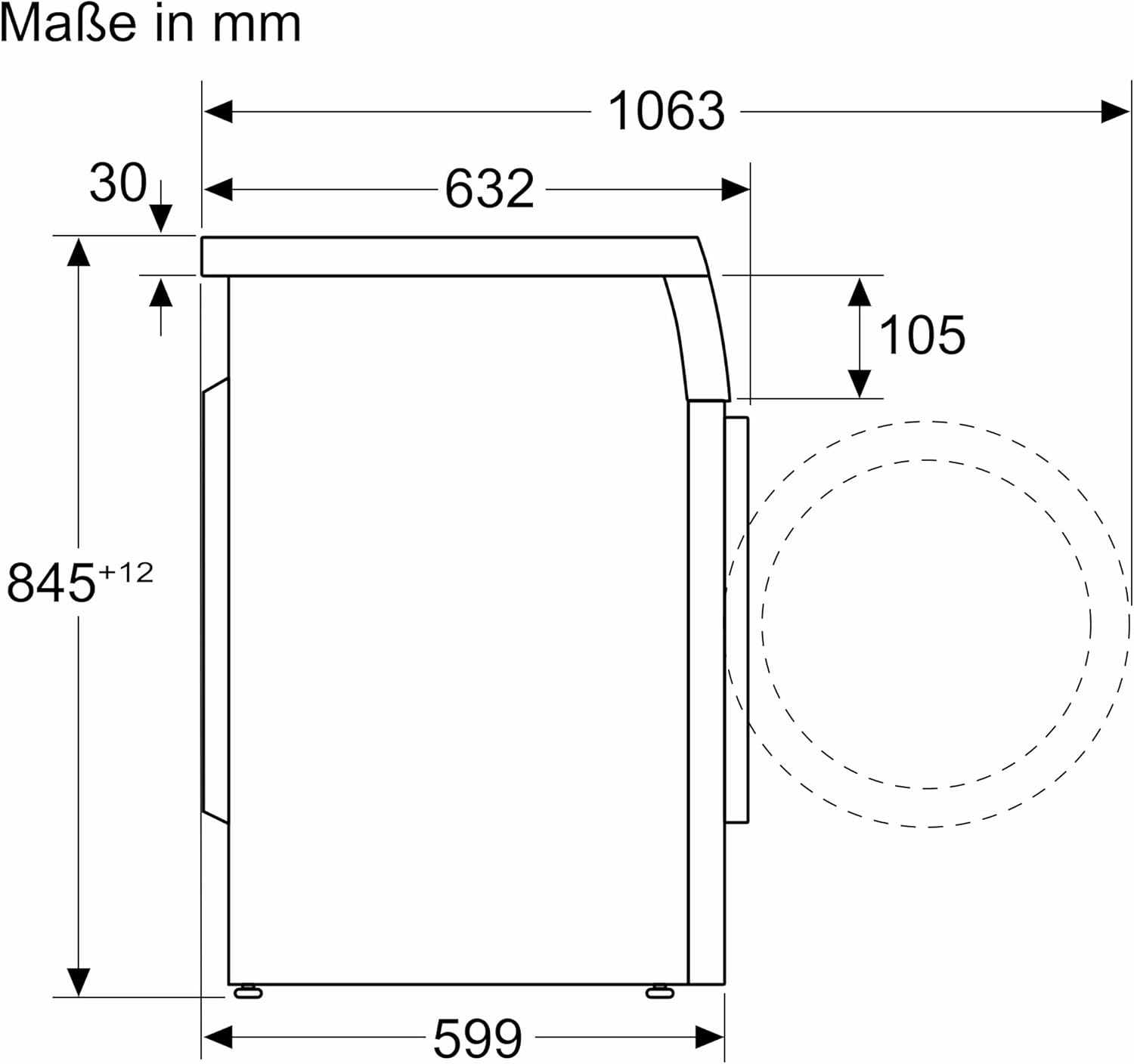 Siemens WU14UT42, iQ500 Waschmaschine, 9kg, 1400 UpM, Unterbaufähig, Extra stromsparend und leise, varioSpeed für kürzere Programme, LED-Display, Outdoor-Programm, Nachlegefunktion, aquaStop [Energieklasse A]