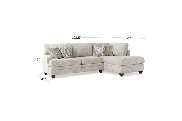 GALACTIC OYSTER 2PC SECTIONAL