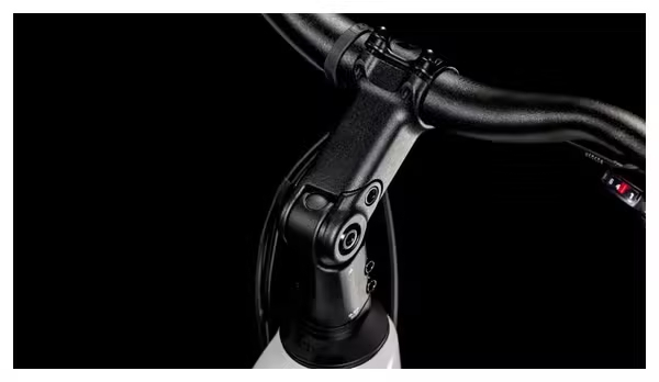 Cube Touring Hybrid One 500 Easy Entry Electric Hybrid Bike Shimano Cues 9S 500 Wh 700 mm Cotton White Grey 2025