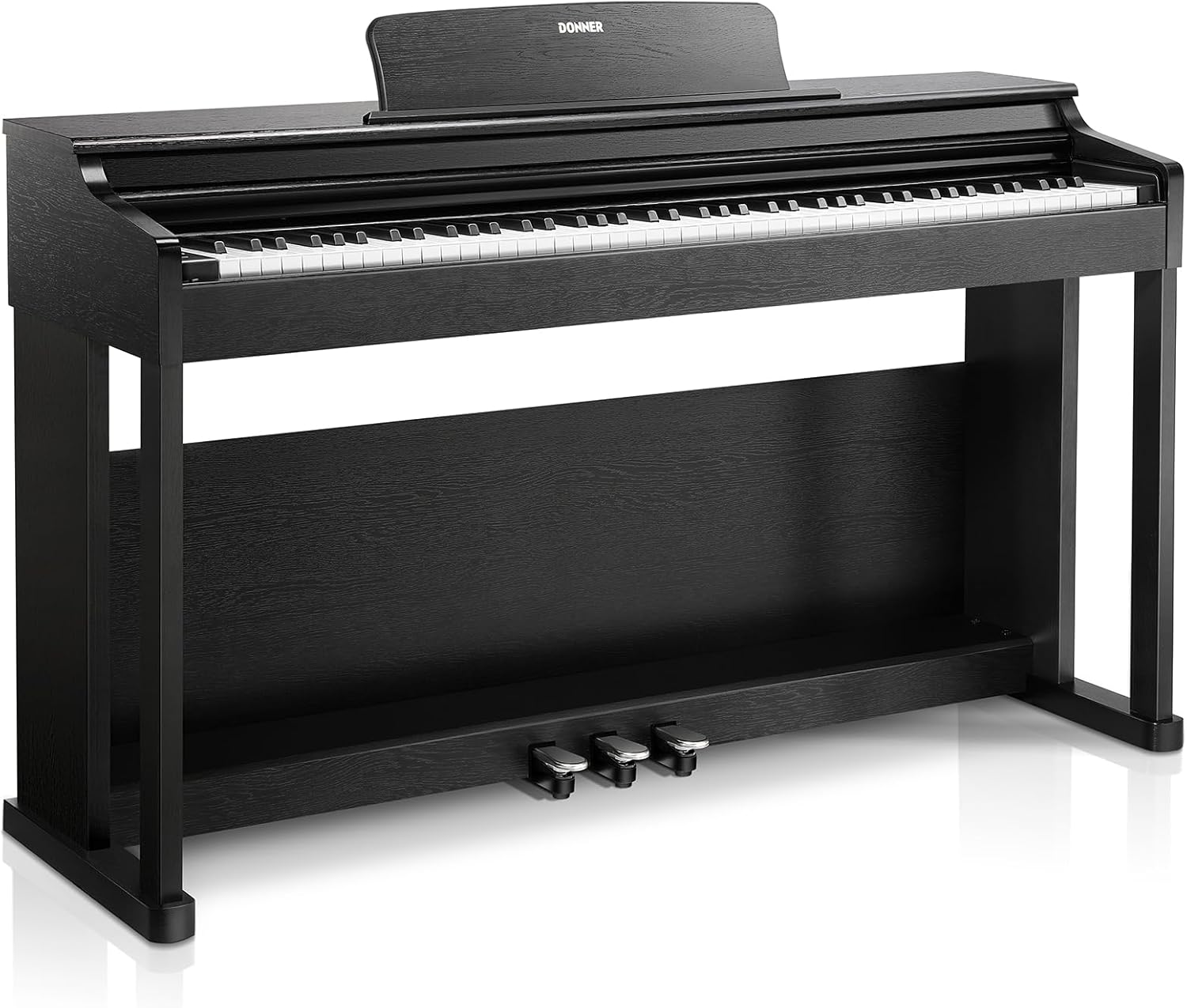 Upright Digital Piano, Donner DDP-100 88 Keys Digital Piano Home Keyboard Bundle