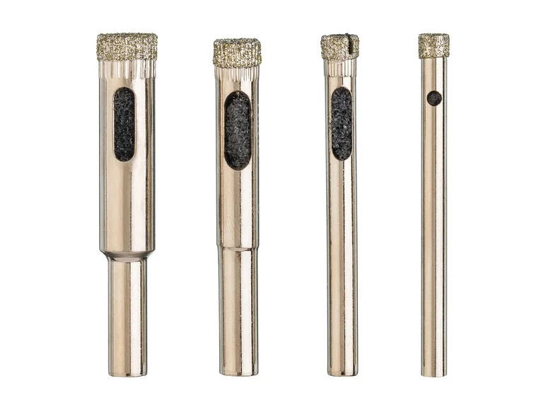PARKSIDE Set de forets ou de trépans diamant, 4 pièces