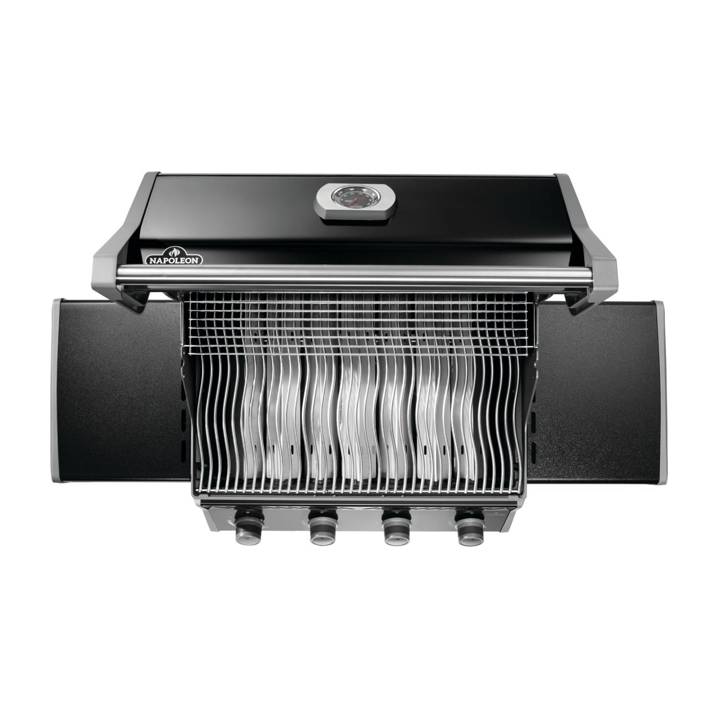 Napoleon Rogue® 525 Propane Gas Grill, Black, Stainless Steel Grids - 4 Burners