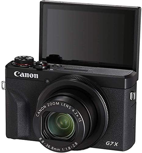 Canon PowerShot Digital Camera [G7 X Mark III] with Wi-Fi & NFC - International Version - Black