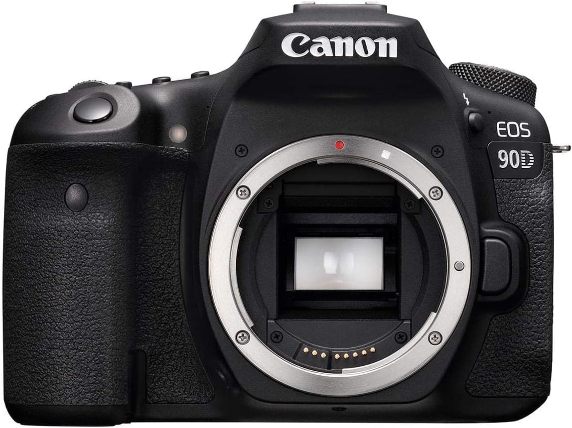 Canon DSLR Camera [EOS 90D] with 18-135 is USM Lens | Built-in Wi-Fi, Bluetooth, DIGIC 8 Image Processor, 4K Video, Dual Pixel CMOS AF, and 3.0 Inch Vari-Angle Touch LCD Screen, Black