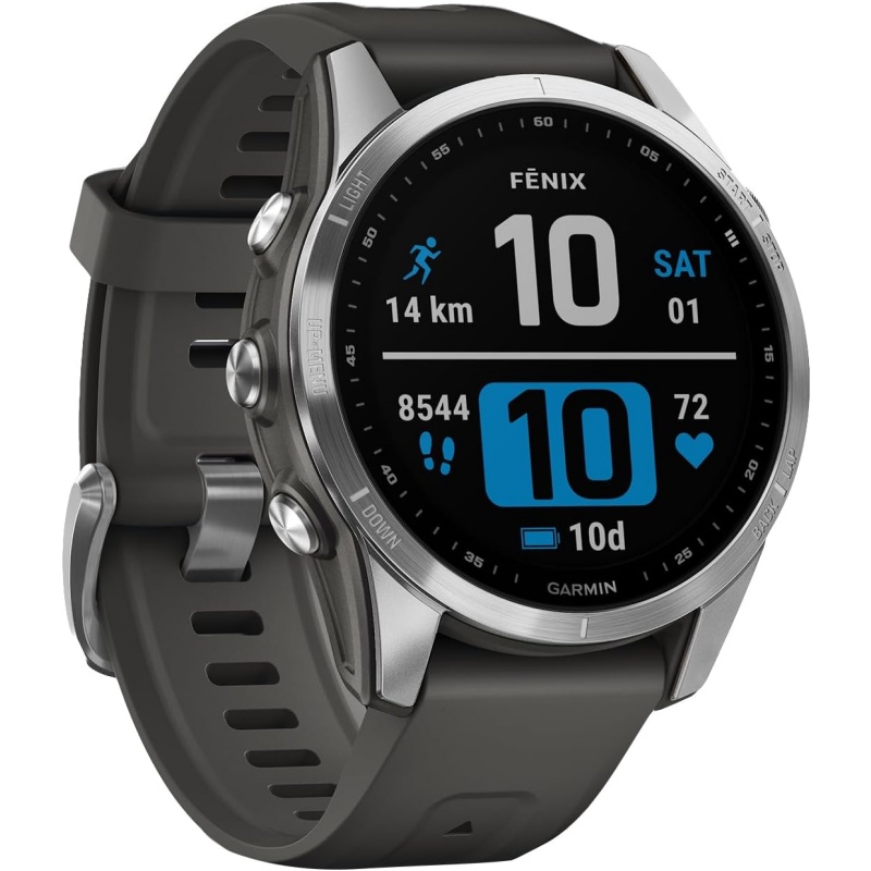 Garmin fēnix 7X SOLAR (51 mm), Large Multisport GPS Smartwatch, Solar Charging,Advanced Health and Training Features,Touchscreen and Buttons,Ultratough Design Features,Up to 37 days battery life