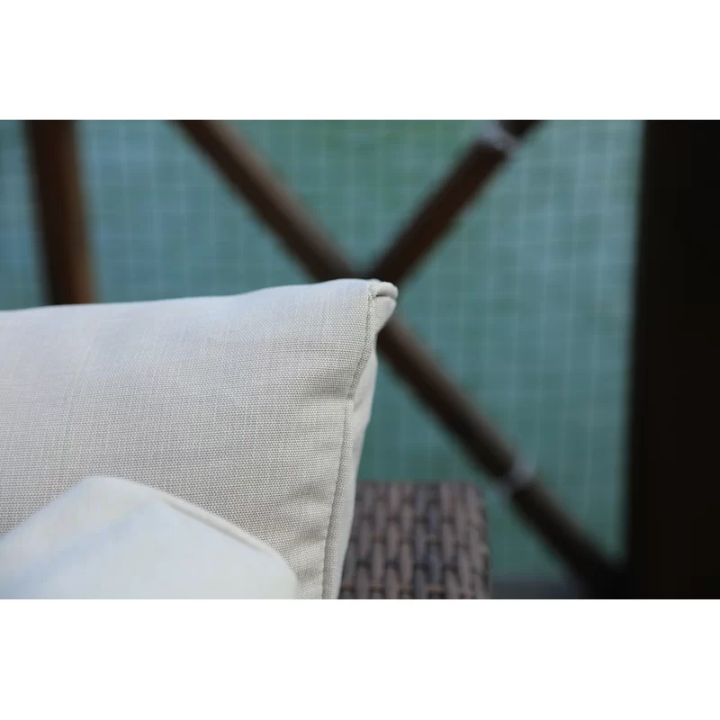 Wicker 8 - Person Garden Lounge Set with Cushions