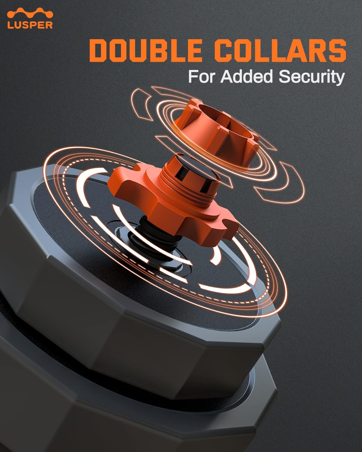 Lusper Adjustable Weights Dumbbells Set, 44LB/55LB/66LB Free Weights, 3 in 1 Mutiweight Dumbbell/Barbell/Kettlebell with Connector, Versatile Weight Set for Home Gym