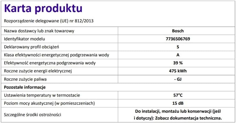 Bosch Tronic Line Electronically Controlled Instantaneous Water Heater 21/24/27 kW - Switchable