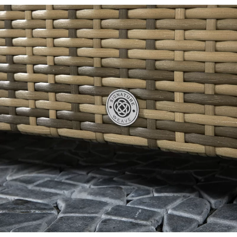 Camila Wicker 9 - Person Garden Lounge Set with Cushions