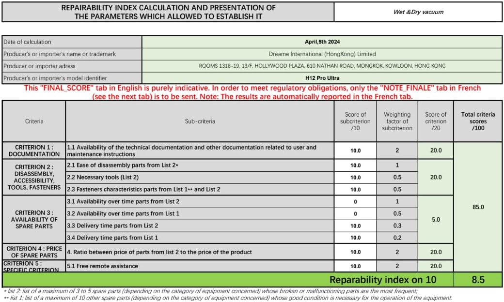 dreame H12 Pro Ultra Wet and Dry Vacuum Cleaner, 60°C Wash, 30 Min Dry, Auto Double Rotating Cleaning with Heavy Duty Scraper, 16 kPa Suction, 2 Edge Brush, Intelligent Detection
