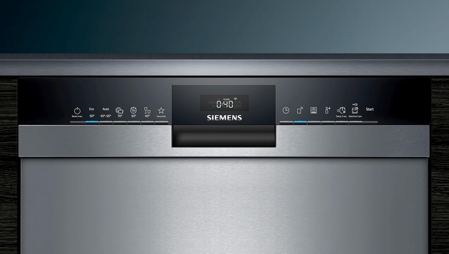 Siemens Fully integrated dishwasher / year / zeolite drying / WLAN compatible via Home Connect / glassZone in the upper basket / hygiene plus programme [Energy Class E]