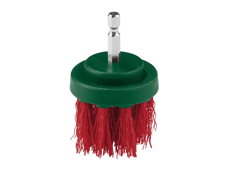 PARKSIDE Set d'embouts à brosse et de tampons abrasifs, 14 pièces