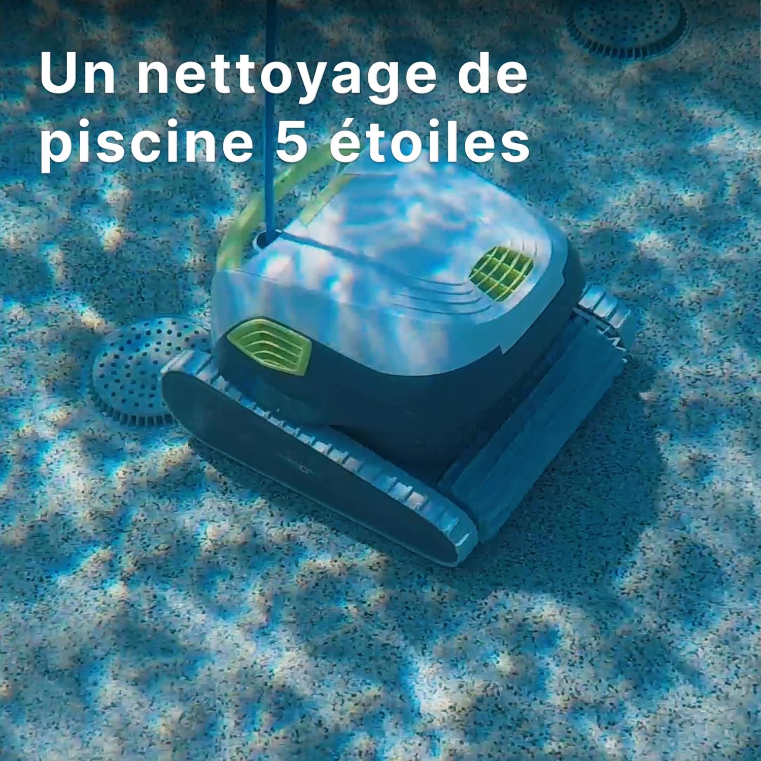 DOLPHIN T35 Electric Pool Cleaner Robot - Wall cleaning, in-ground pool up to 12 m