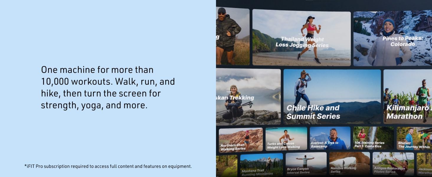 NordicTrack Commercial Series 1250, 1750, 2450: Expertly Engineered Foldable Treadmill, Treadmills for Home Use, Walking Treadmill with Incline, Superior Interactive Training Experience