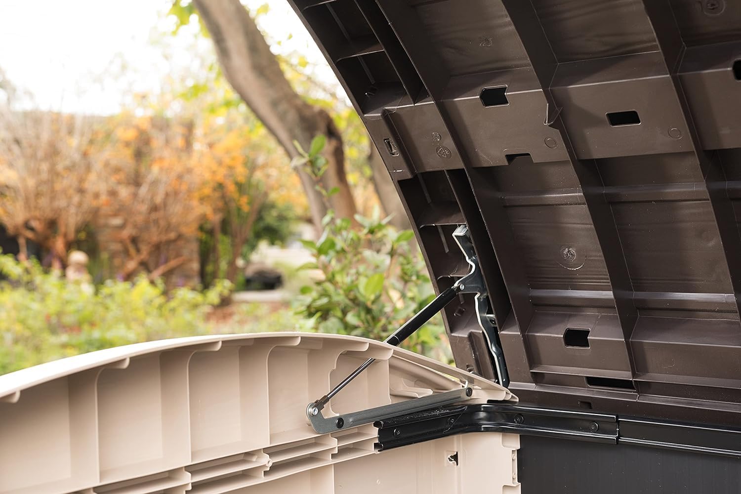 Keter Porta Attrezzi Store It Out Ultra Beige/Marrone In Resina Cm 177X113X134 H