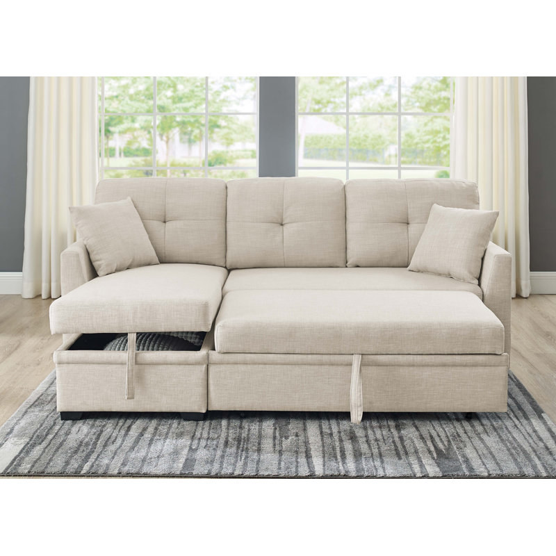 Barrientez 85'' Upholstered Sleeper Sofa