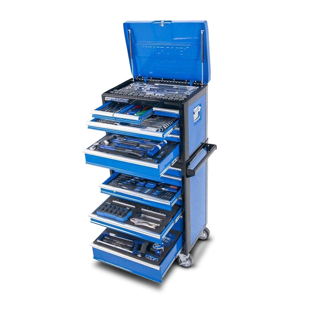 KINCROME Evolution TFL Tool Workshop 306 Piece 14 Drawer Deep w. Trolley P1710