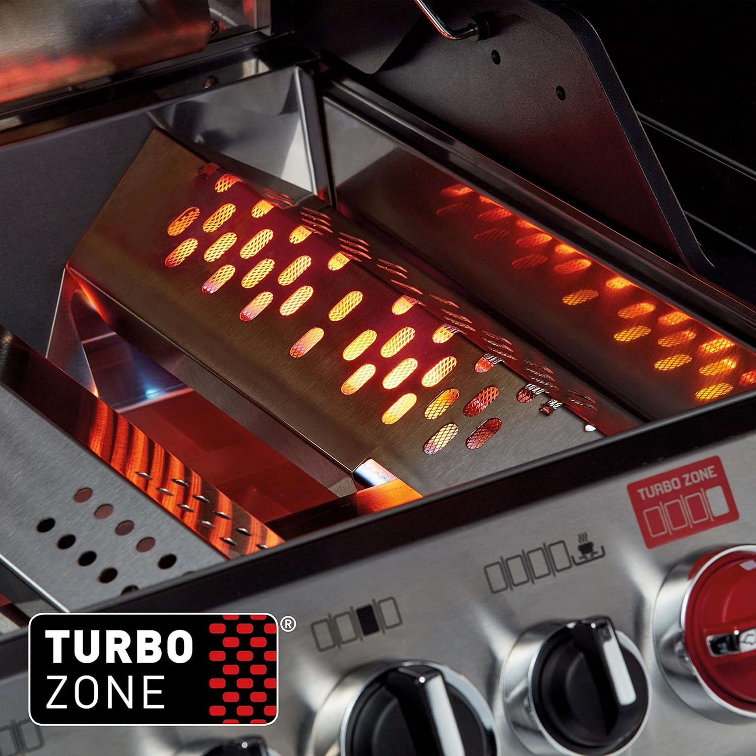 Enders® Gasgrill MONROE PRO 4 SIK TURBO, 4-Edelstahlbrenner, Seitenkocher, Infrarot-Backburner, PanoVision Sicht, HEAT RANGE™-Brenner, SWITCH GRID™, 800 °C TURBO ZONE™, SIMPLE CLEAN™ #8378