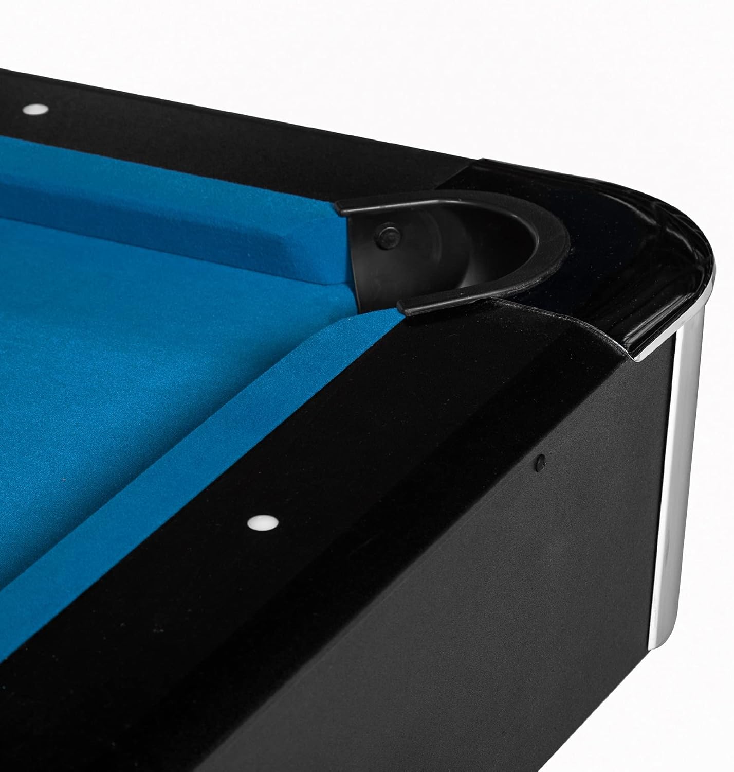 Buckshot Manhattan Billiard Table 8 ft (2.4 m) - 244 x 132 x 80 cm - 8-Foot Pool / Billiards Table with Ball Return and Accessories - 130 kg
