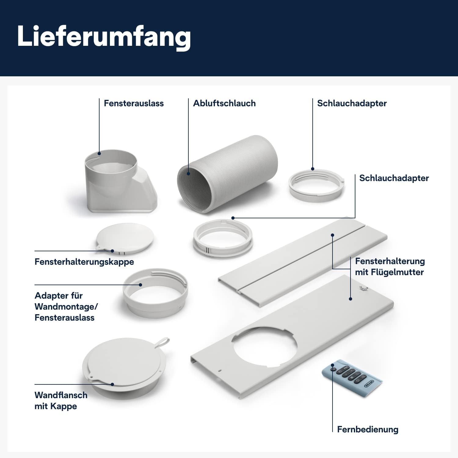 De'Longhi Pinguino PAC EX UV-Carelight, Mobile Klimaanlage mit EcoRealFeel