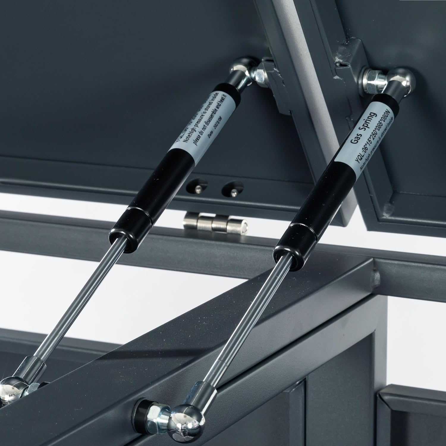 Zelsius Wheelie Bin Box, 4 Bins, 120-240 Litres, Anthracite RAL 7016, Includes Extension Option, Storage Box for Wheelie Bins, 4 Wheelie Bin Boxes