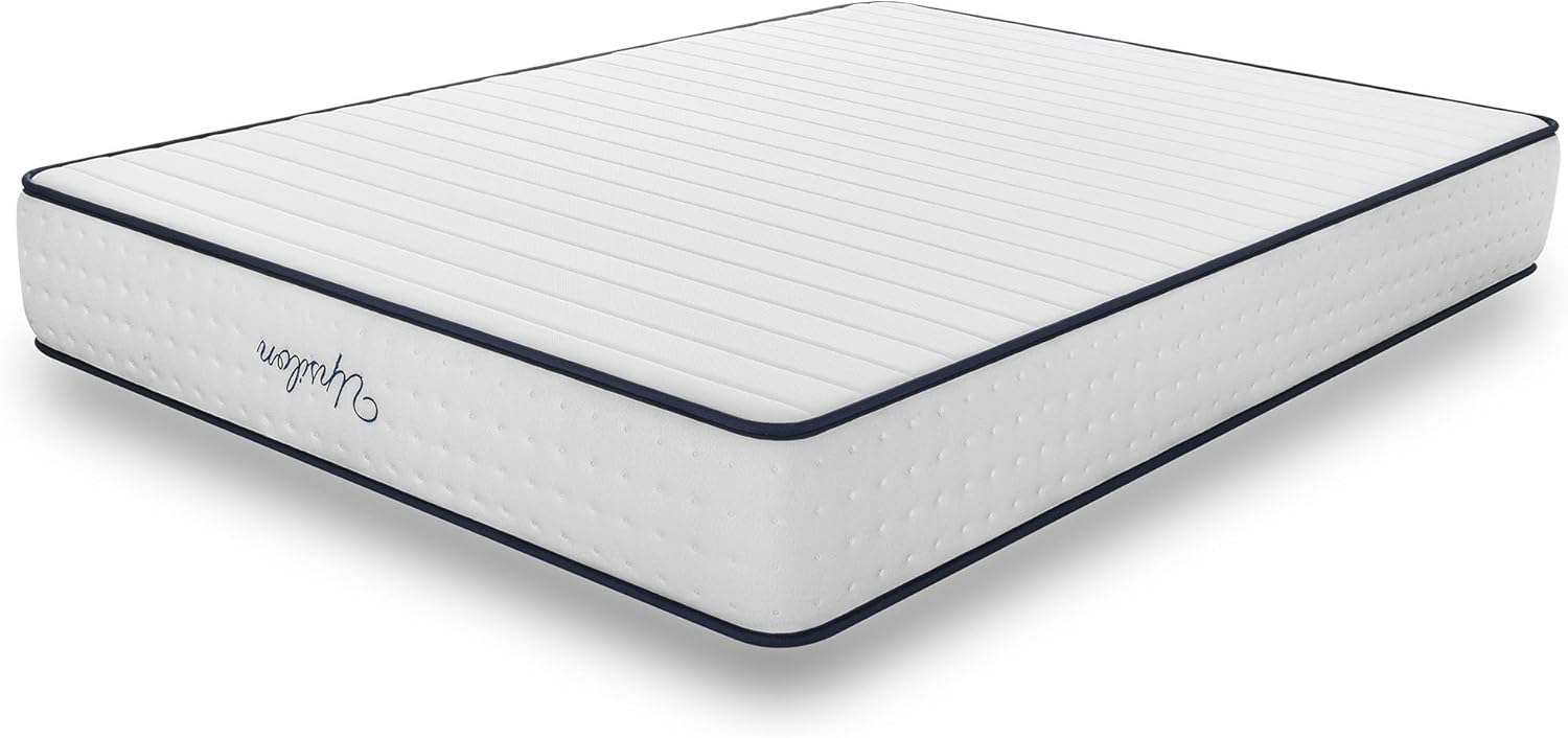 COSMOS - Upsilon Mattress 150x190-30 cm - Hybrid - Pocket Springs - Memory Foam + Blue Latex Support - Medium-Firm Comfort - 7 Zones - Reversible - Isolated Sleep - Made in Europe