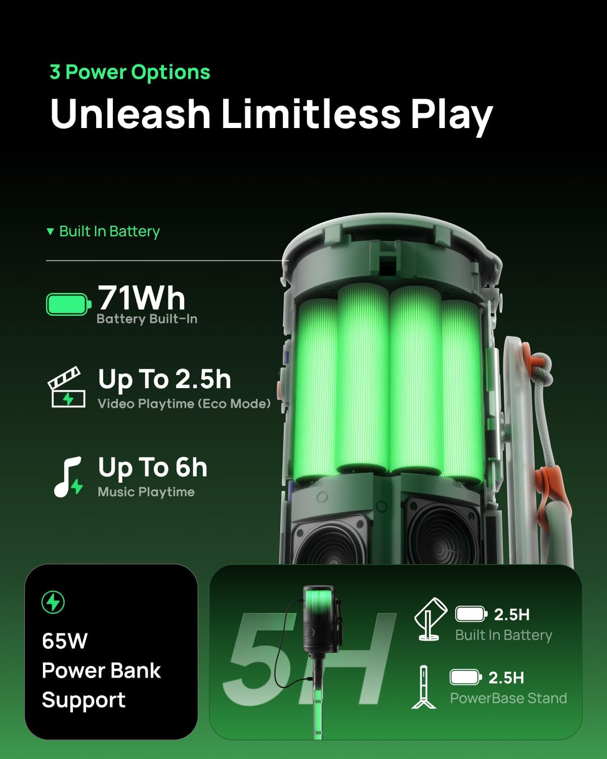 XGIMI MoGo 4 Laser & Outdoor Portable Projector Screen 70