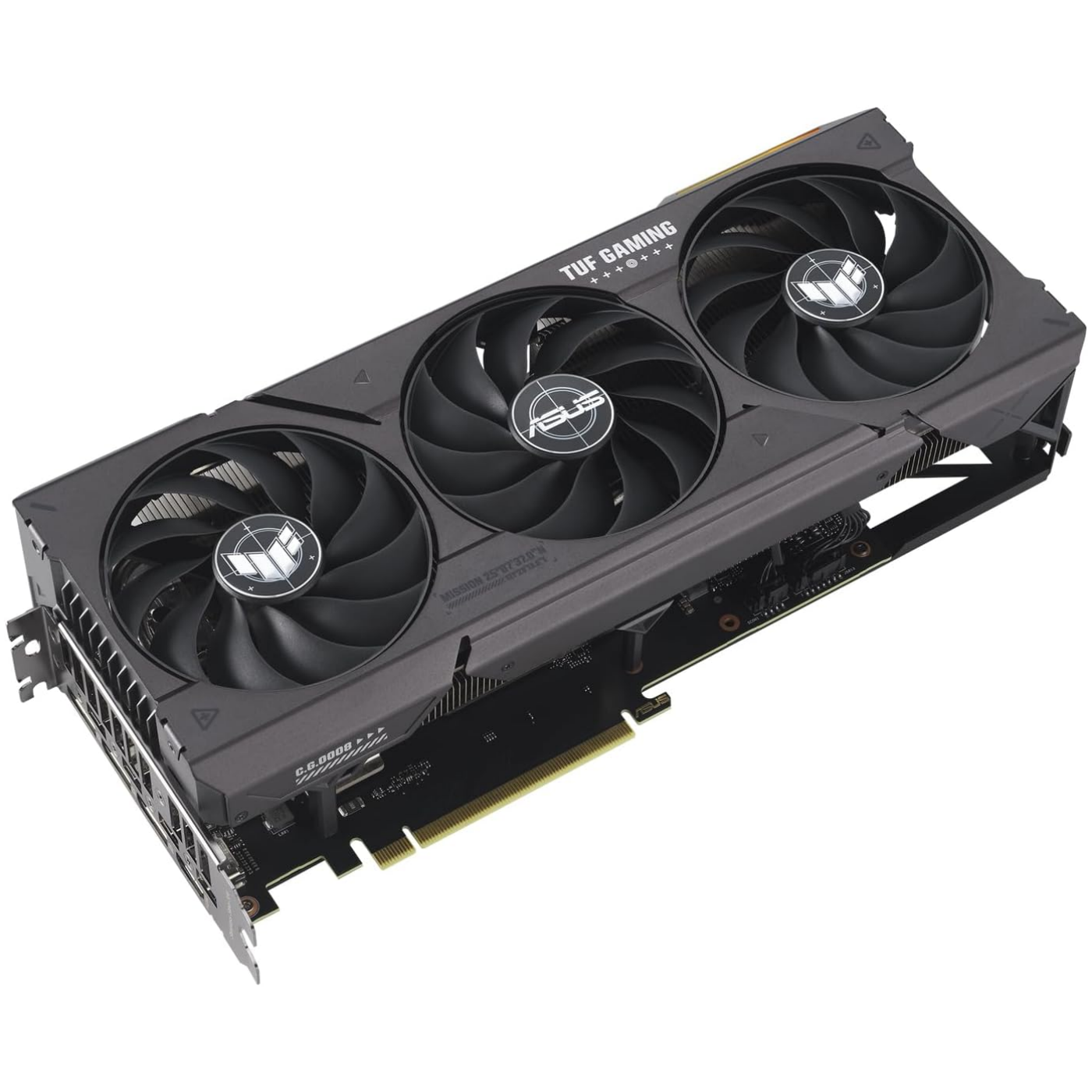ASUS TUF Gaming GeForce RTX 4060 Ti 8GB GDDR6 OC Edition Gaming Graphics Card (Nvidia Geforce RTX4060Ti DLSS 3, PCIe 4.0, 1x HDMI 2.1, 3x DisplayPort 1.4a, TUF-RTX4060TI-O8G-GAMING)