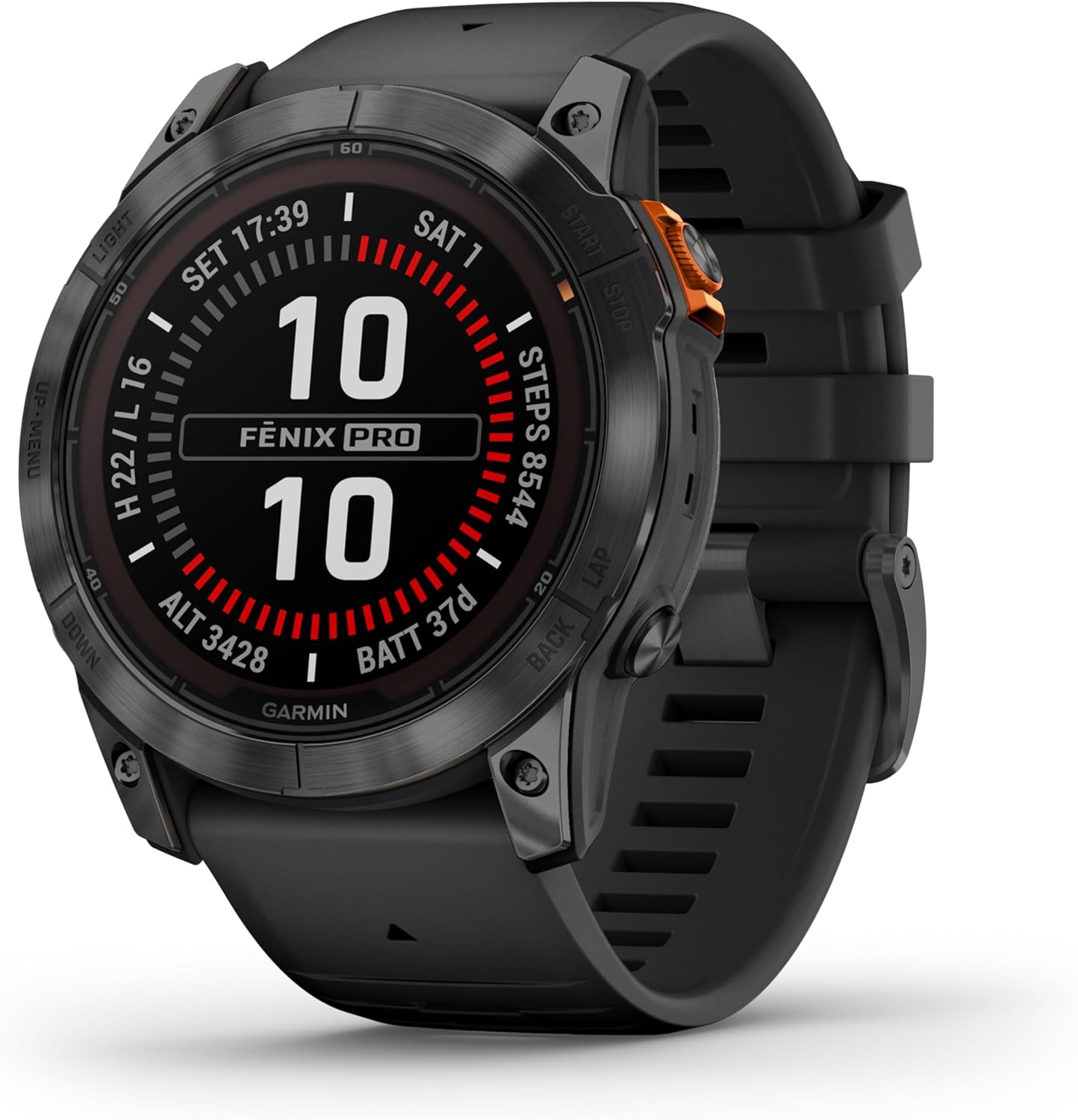 Garmin fēnix 7X Pro – GPS-Multisport-Smartwatch mit Solarladelinse, Farbdisplay und Touch-/Tastenbedienung, TOPO-Karten, über 60 vorinstallierte Sport-Apps, Music (Generalüberholt)