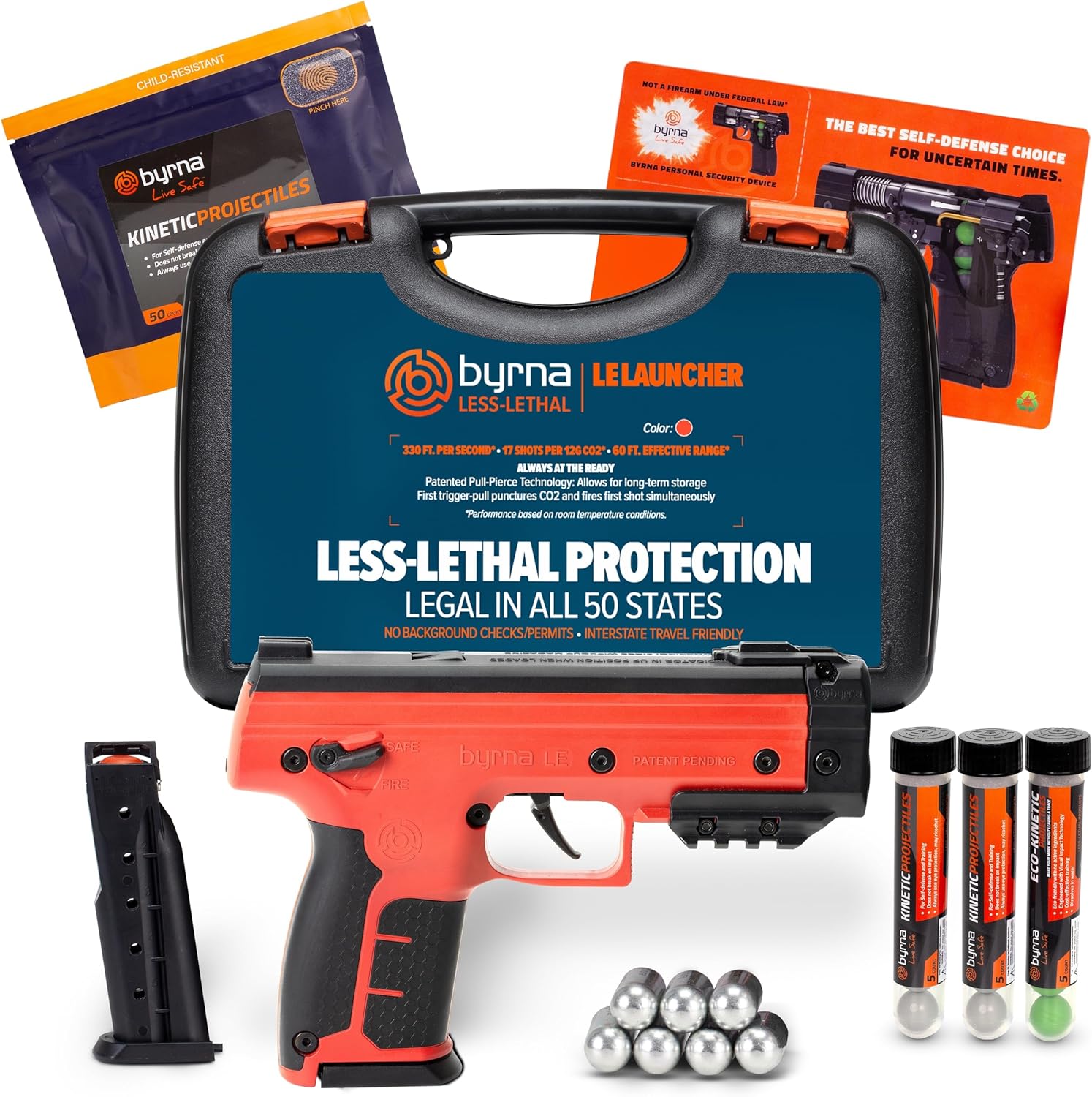 Byrna LE - Kinetic Ultimate Bundle | Less-Lethal Self-Defense & Home Defense Device