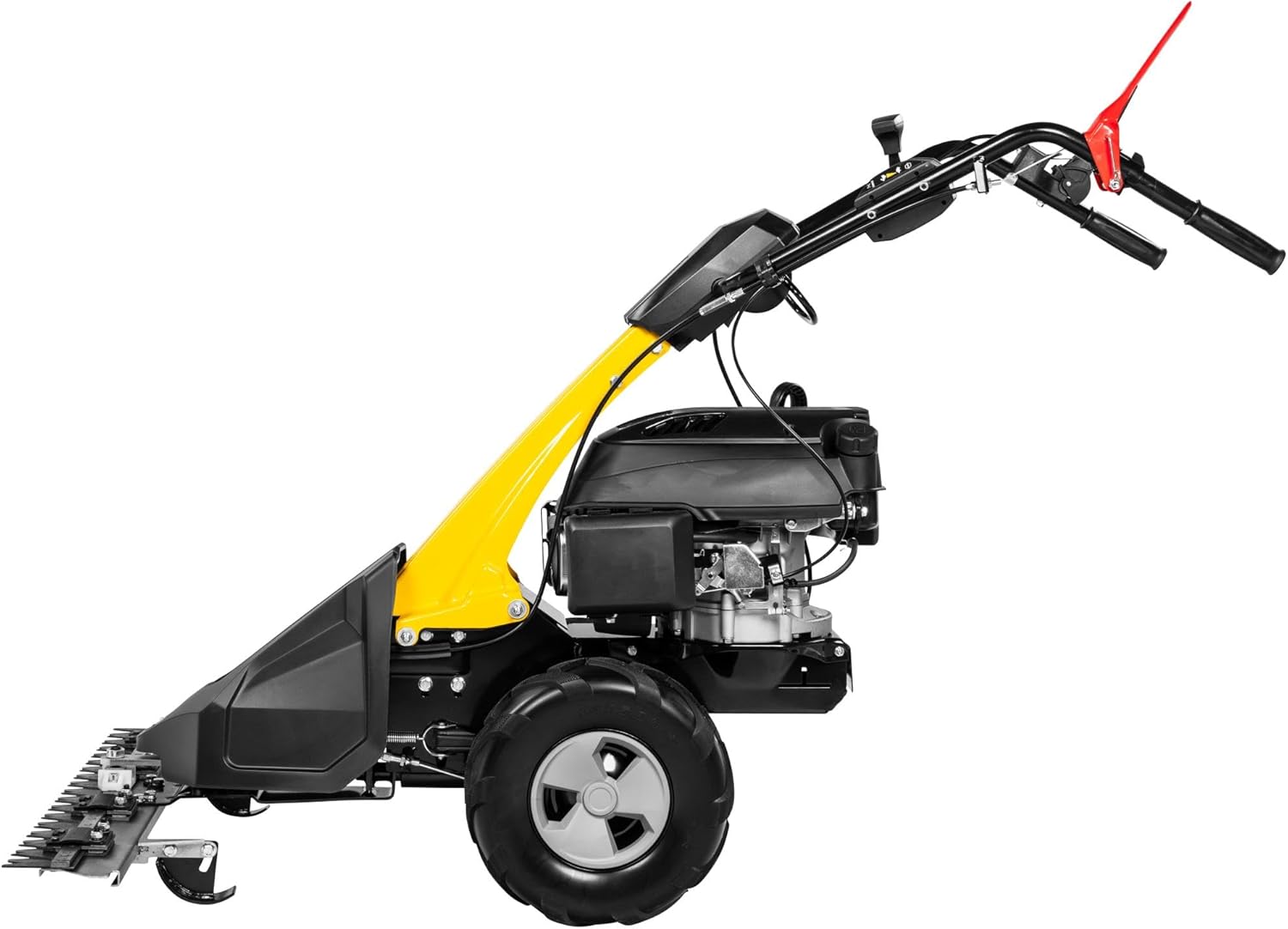 TEXAS Professional Petrol Beam Mower CB8750 Meadow Mower High Grass Mower Lawn Mower with Wheel Drive | Cutting Width 870 mm | 196 cc Engine | 4-stroke Motor | 4200 Watt | Suitable for Commercial Use