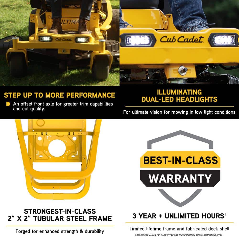 Ultima ZT2 60 in. Fabricated Deck 24HP V-Twin Kawasaki FR Series Engine Dual Hydro Drive Gas Zero Turn Riding Lawn Mower