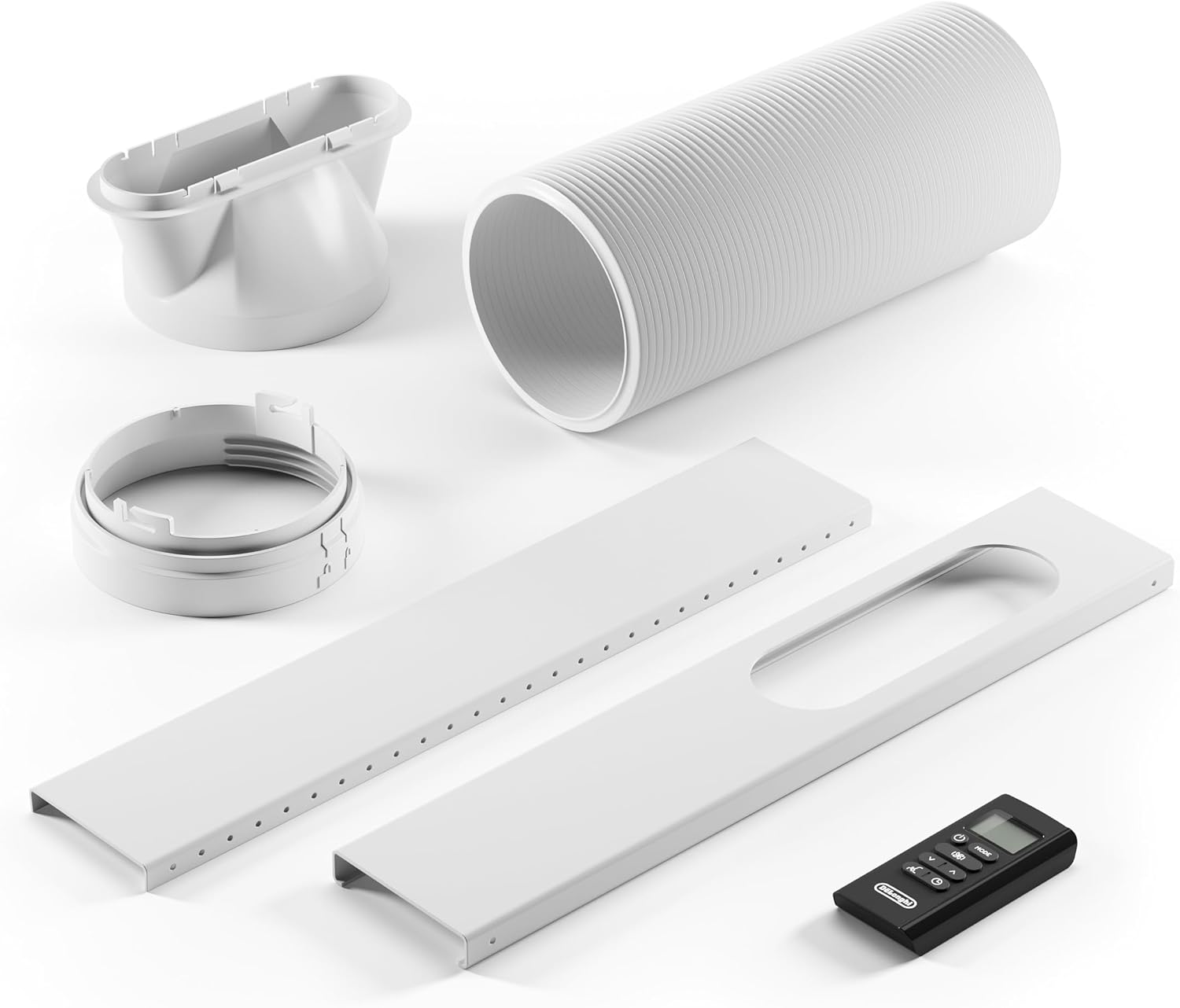 De'Longhi EM Series Pinguino Pac EM93K Silent, Aire Acondicionado Portátil Silencioso, 10.500 BTU/h, 90m3, 2.6 kW, 3 Velocidades, Gas R290, 1105 W, 90 Cubic_Feet, 63 Decibeles, White [Clase de eficiencia energética A]