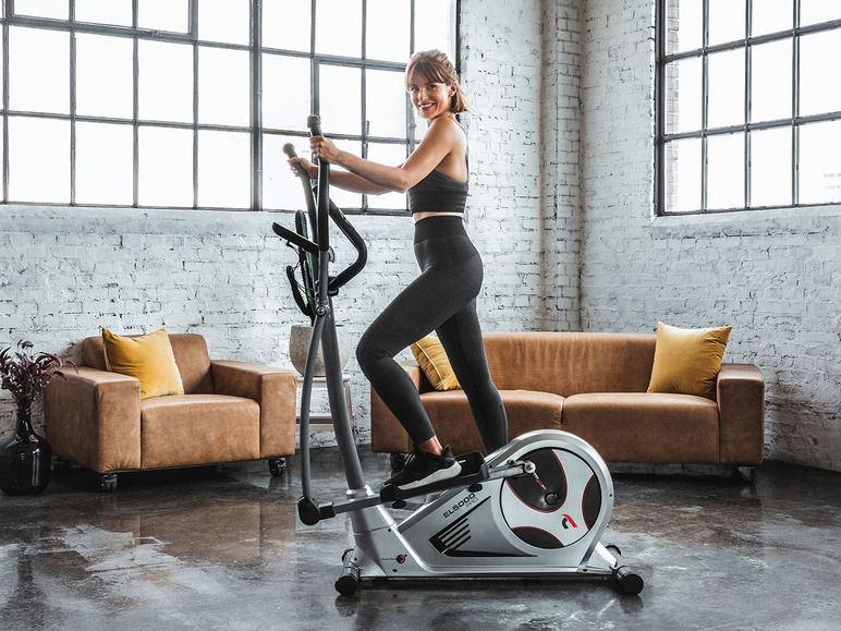 Christopeit Sport Crosstrainer EL 5000 Pro (Empfnger für drahtlosen Pulsmessgurt im Computer enthalten)