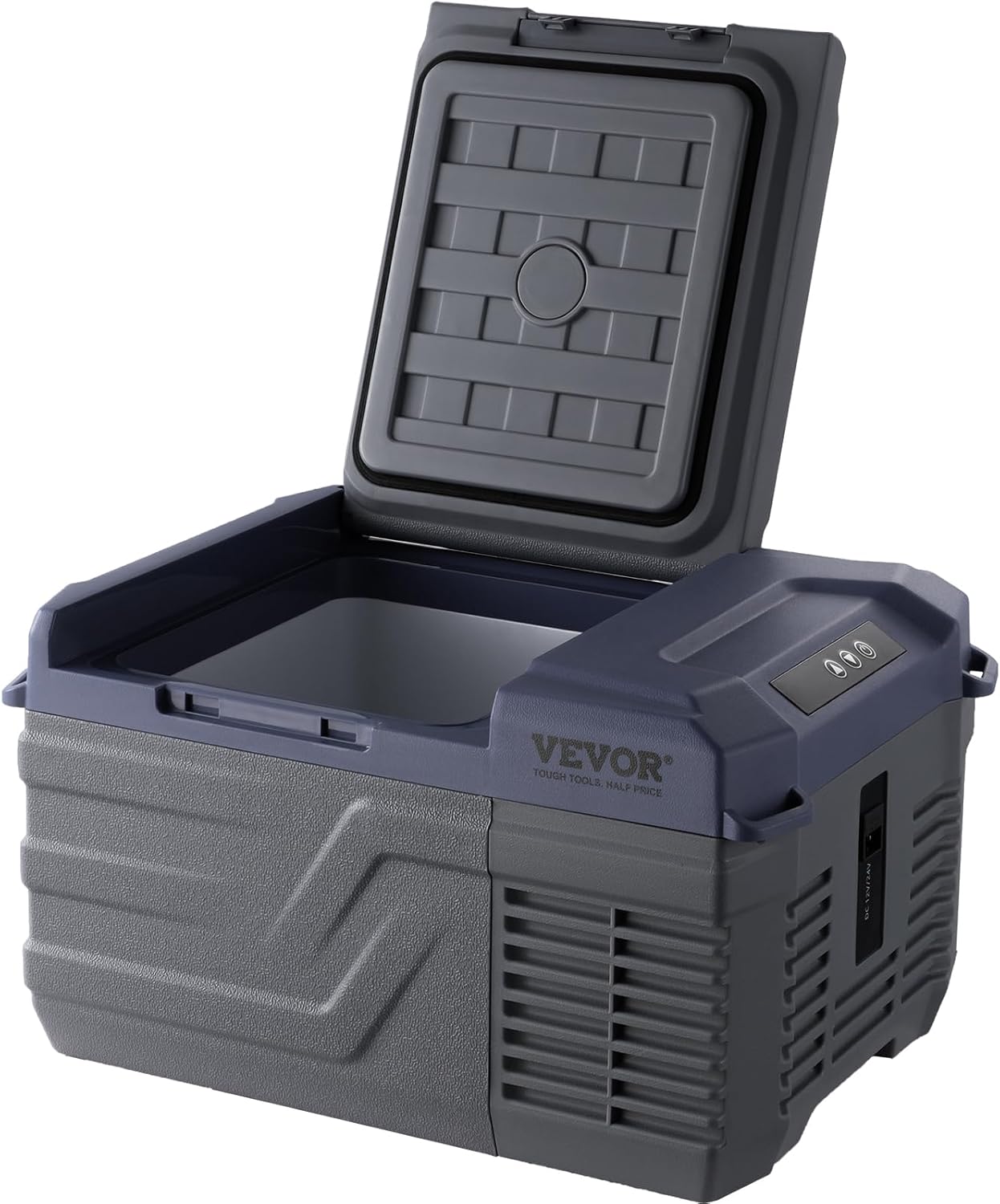 VEVOR Réfrigérateur Portable à Compression 9 L, Mini Frigo de Voiture 12/24 V CC et 100-240 V CA, Glacière à Zone Unique, -20 °C à 20 °C Température Réglable, pour Camion Bateau Maison Camping