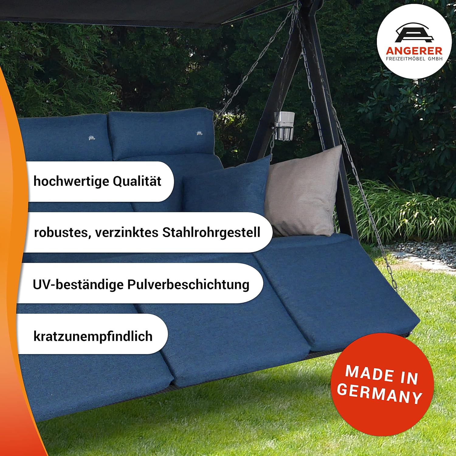 Angerer Lounge Swing Chair Hollywood, 3-Seater